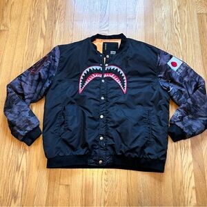 Robert Phillipe “WE KILLED APE” Puffer Jacket Black Size 5XL